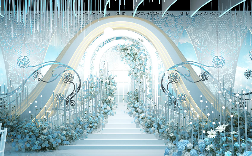 砚山釡香烙馍村水晶厅效果展示